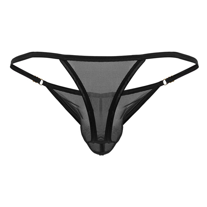 CandyMan Mesh Thongs in Black – men's thongs