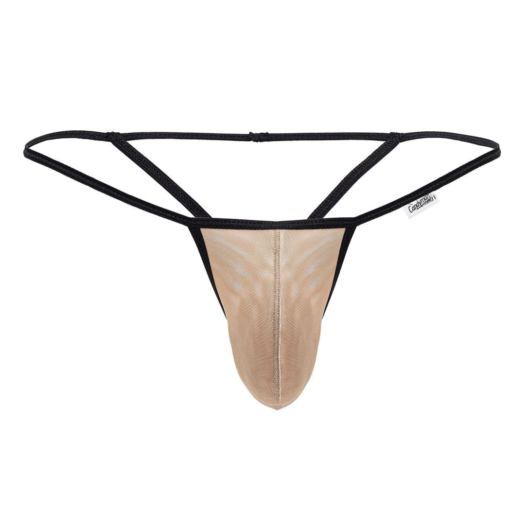 CandyMan Mesh G-String Thongs in Beige – men's thongs