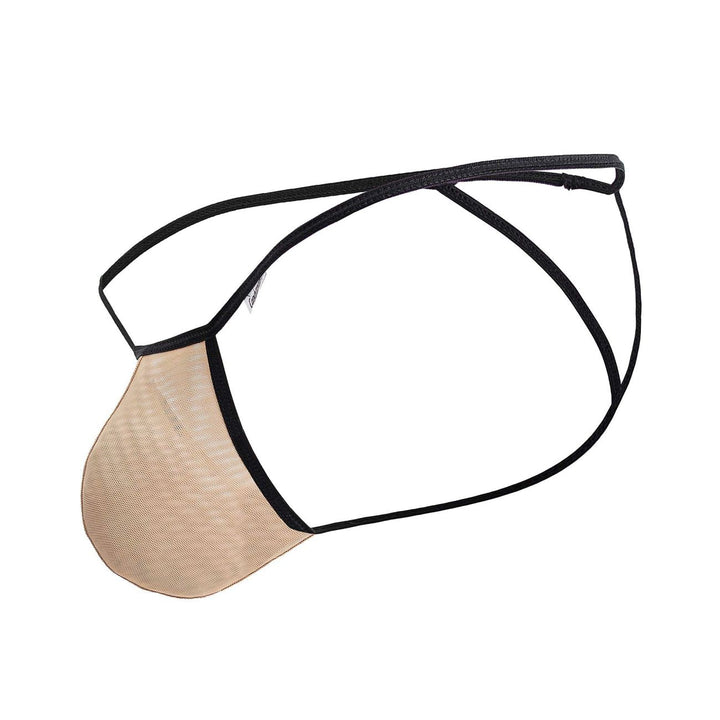 CandyMan Mesh G-String Thongs in Beige – men's thongs