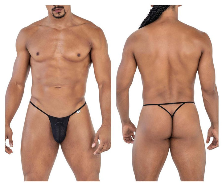 CandyMan Mesh G-String Thongs in Black – men's thongs