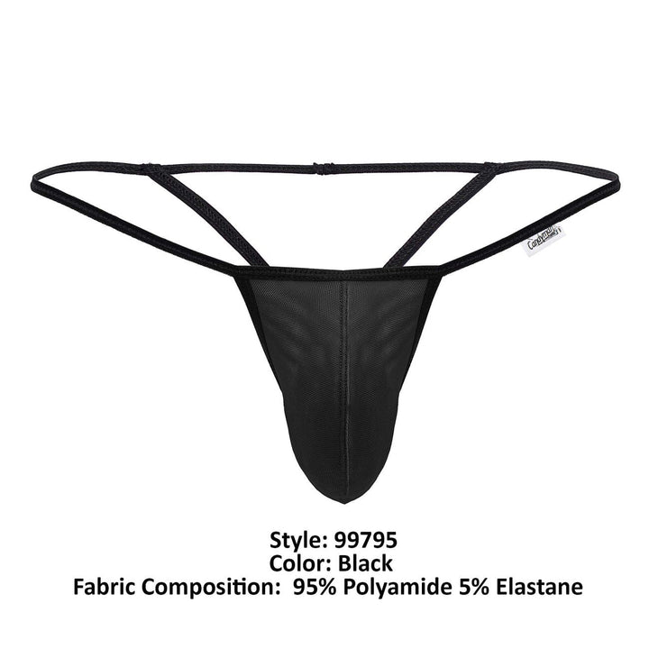 CandyMan Mesh G-String Thongs in Black – men's thongs