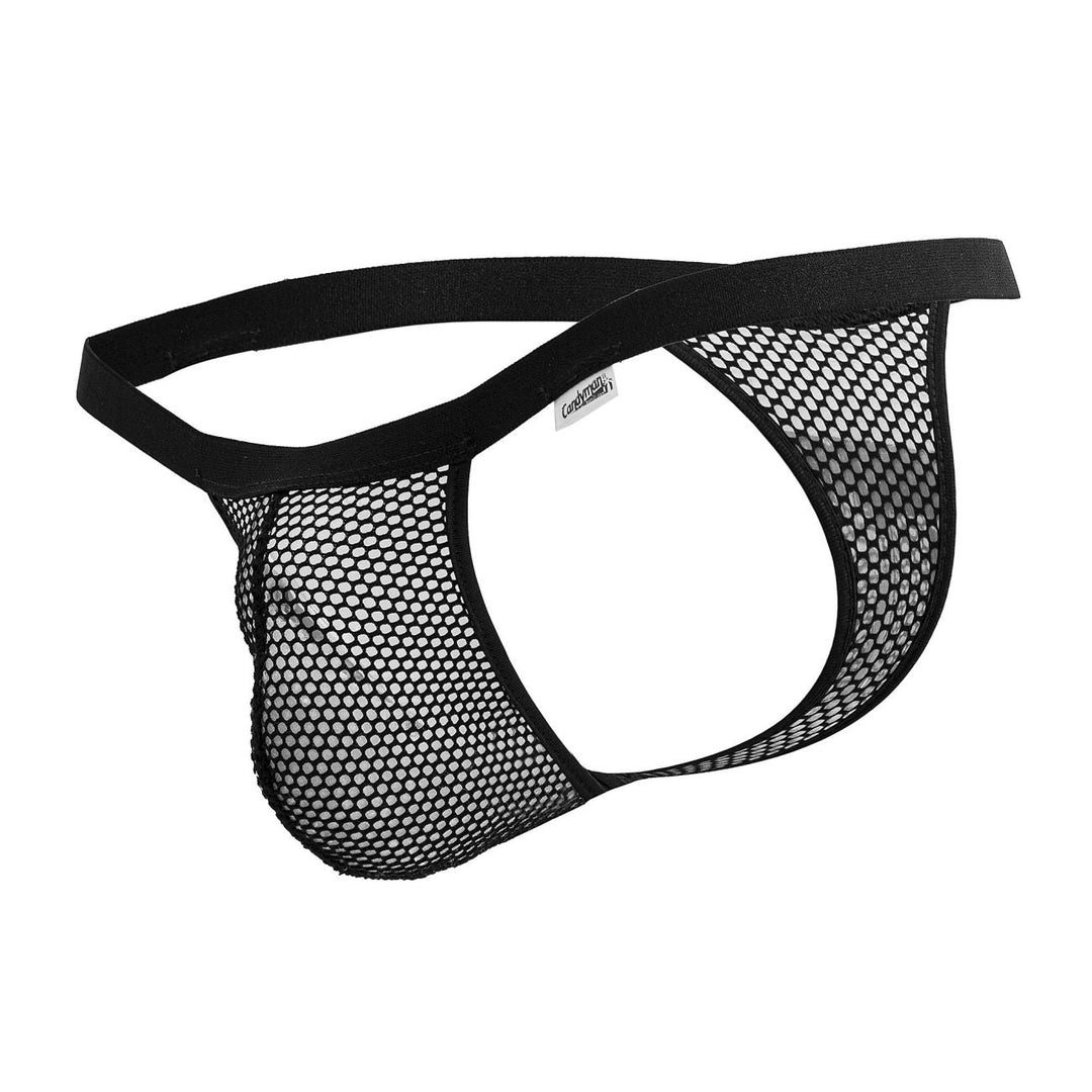 CandyMan Mesh Thongs in Black – men's thongs
