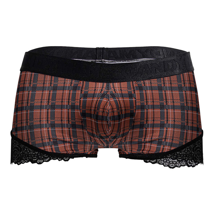CandyMan Back to School Trunks in Red Plaid – men's trunks