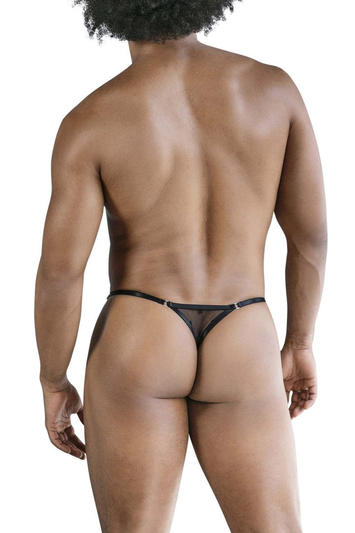 CandyMan Mesh Thongs in Black – men's thongs