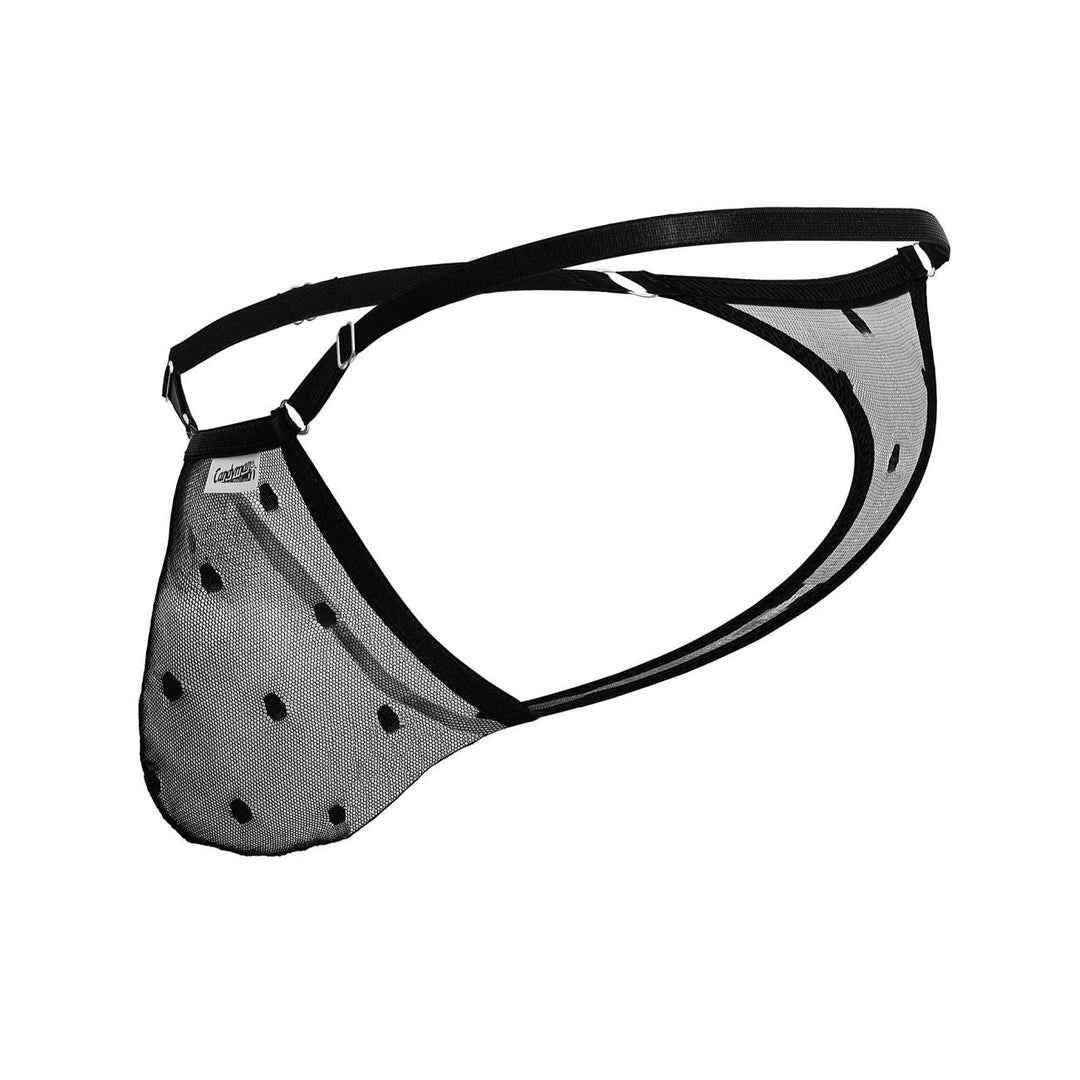 CandyMan Mesh Thongs in Black – men's thongs