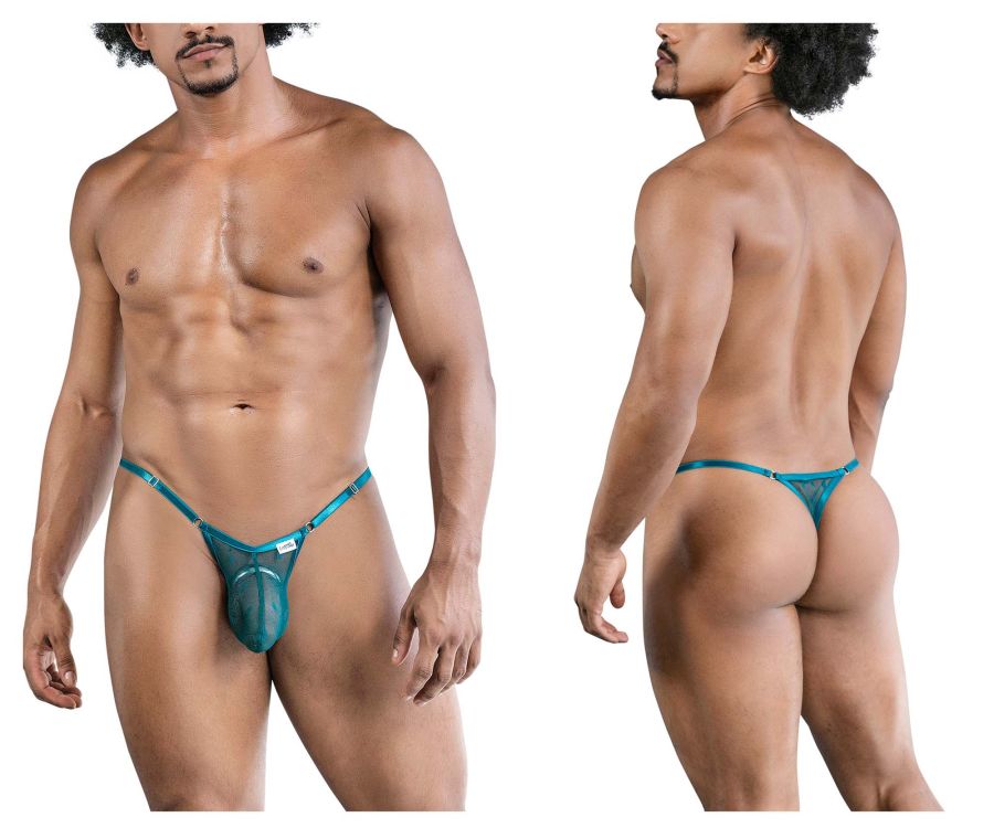 CandyMan Mesh Thongs in Green – men's thongs