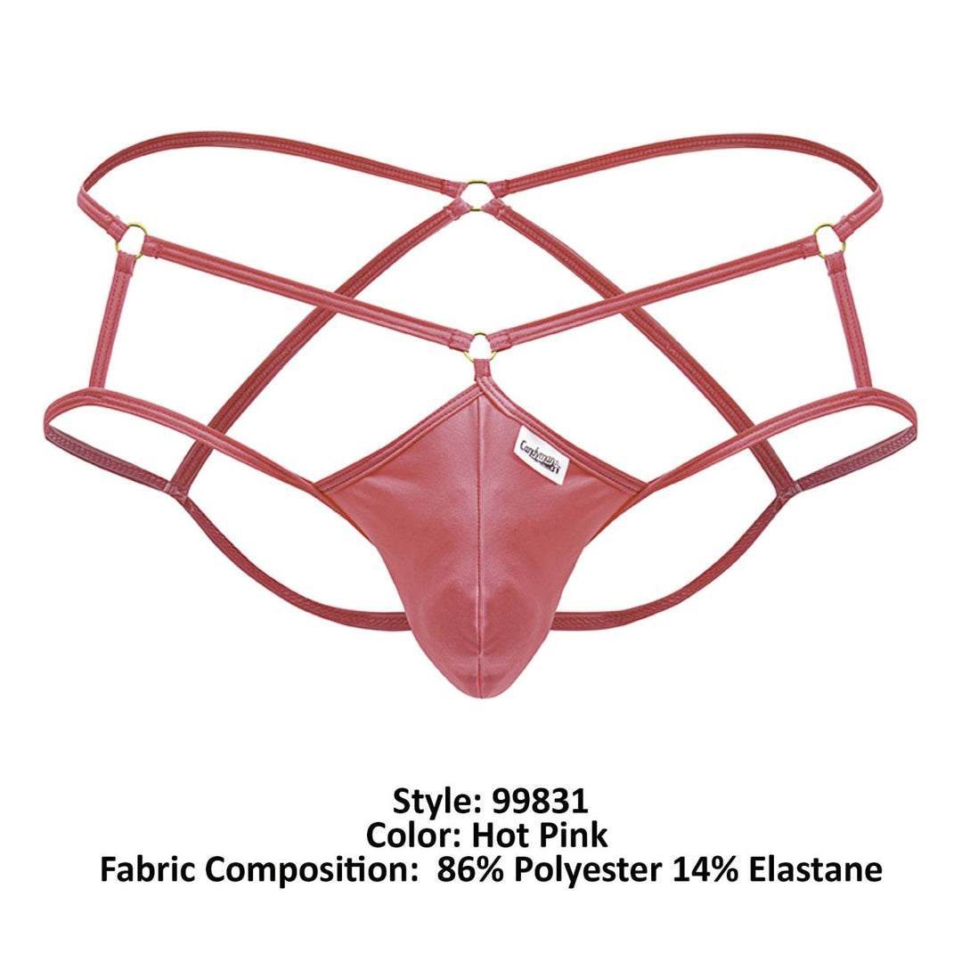 CandyMan Cage Jockstrap in Hot Pink – men's jockstraps