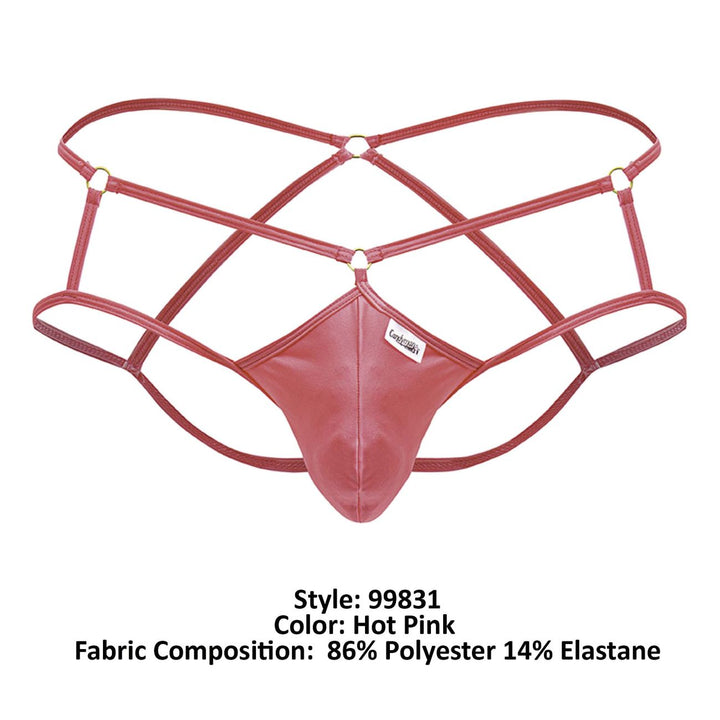 CandyMan Cage Jockstrap in Hot Pink – men's jockstraps