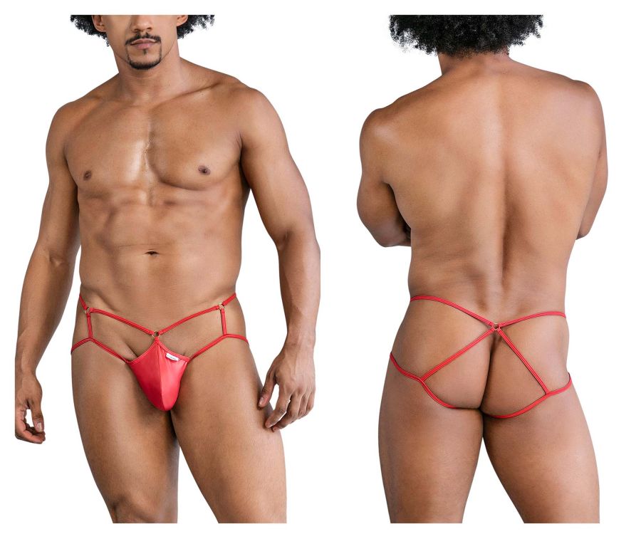 CandyMan Cage Jockstrap in Red – men's jockstraps
