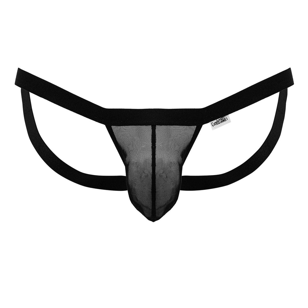 CandyMan Mesh Thongs in Black – men's thongs