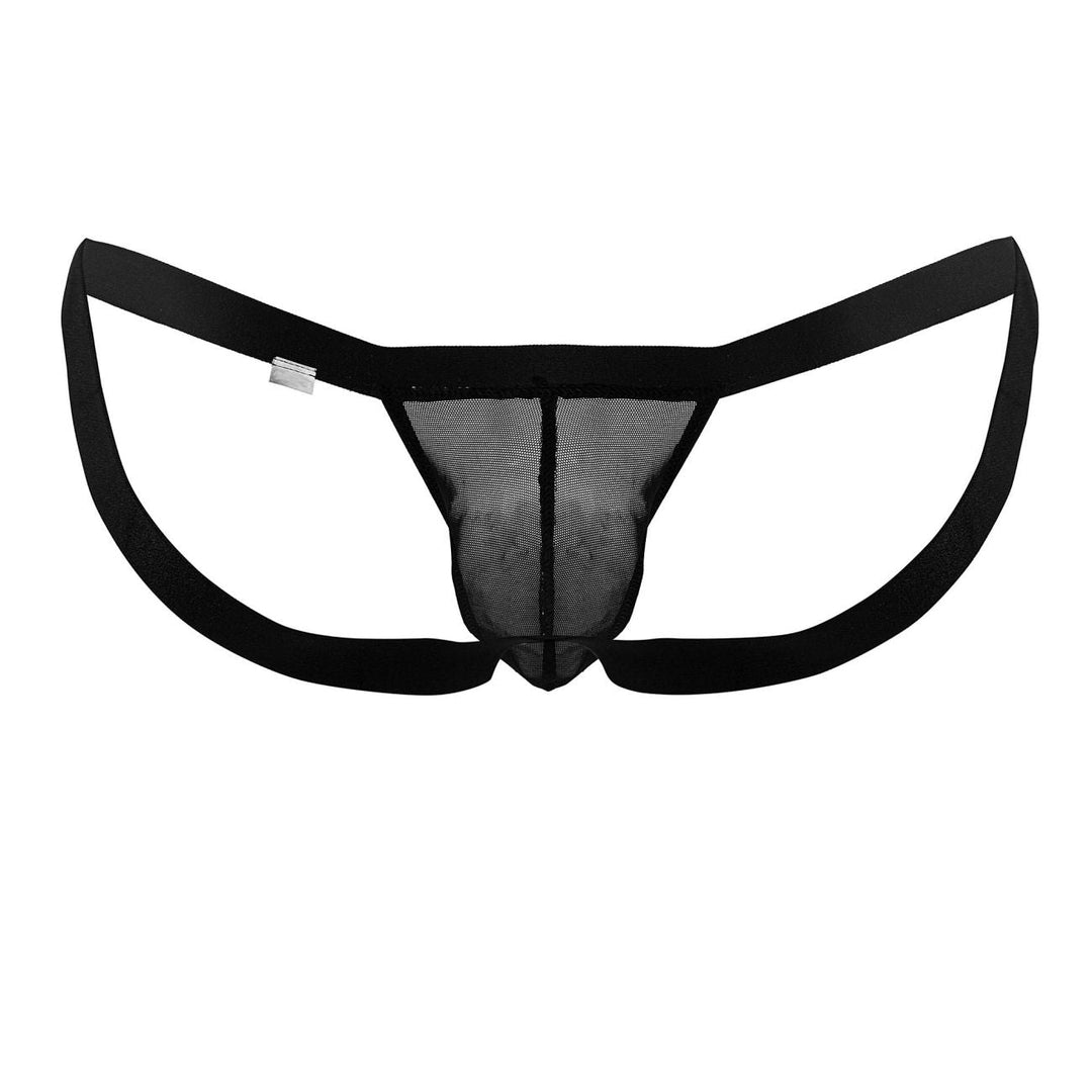 CandyMan Mesh Thongs in Black – men's thongs