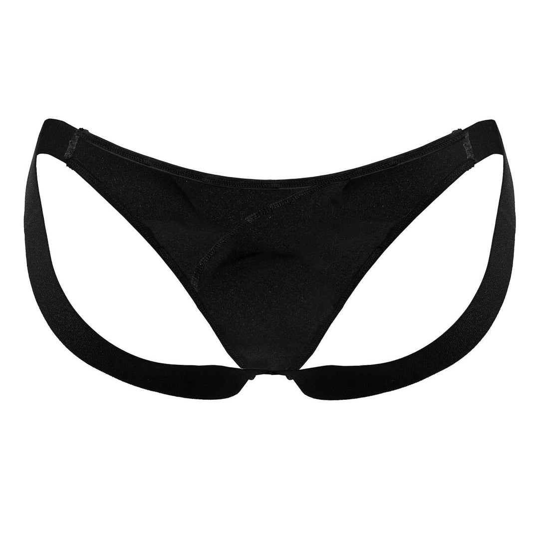 CandyMan Bikini Thongs in Black – men's thongs