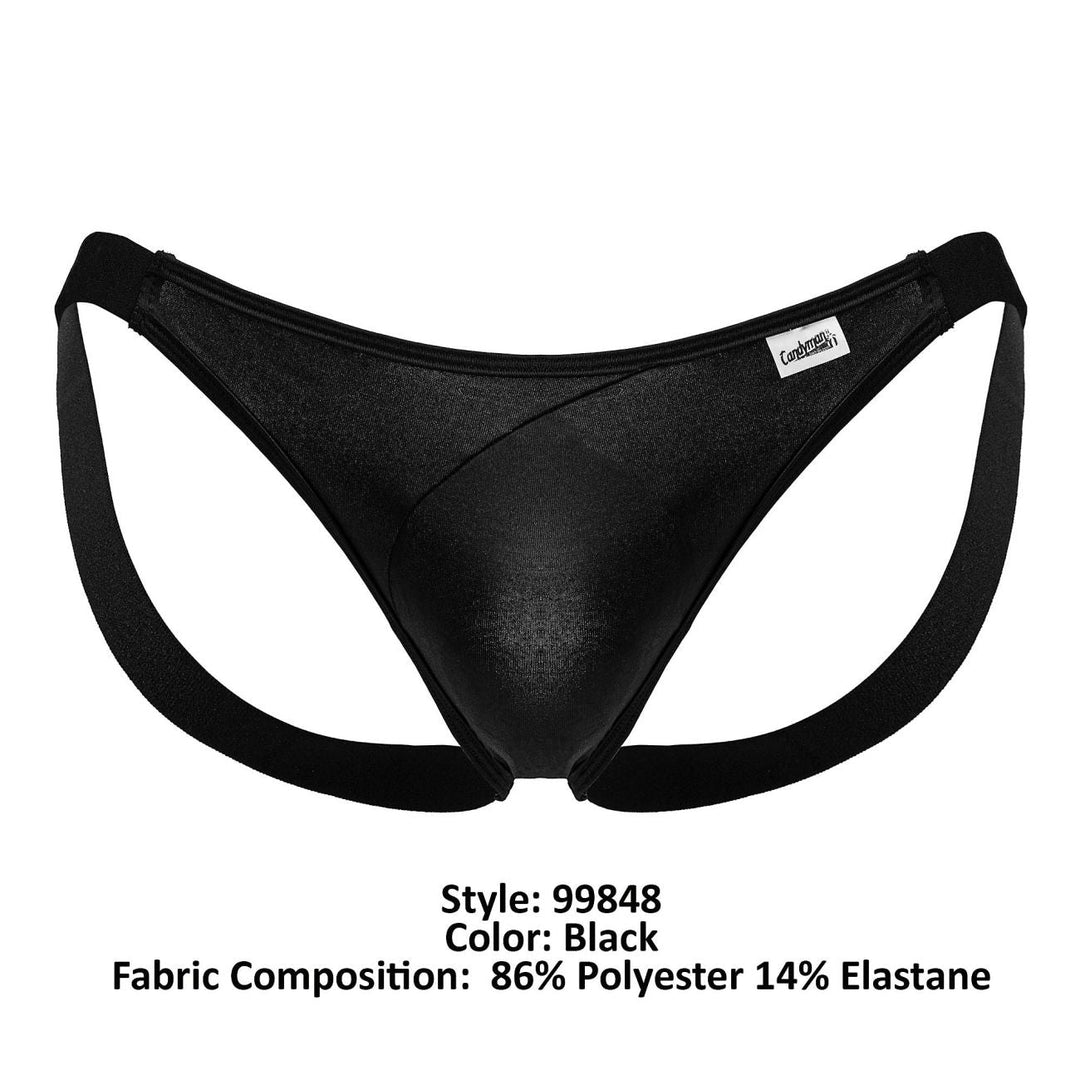 CandyMan Bikini Thongs in Black – men's thongs