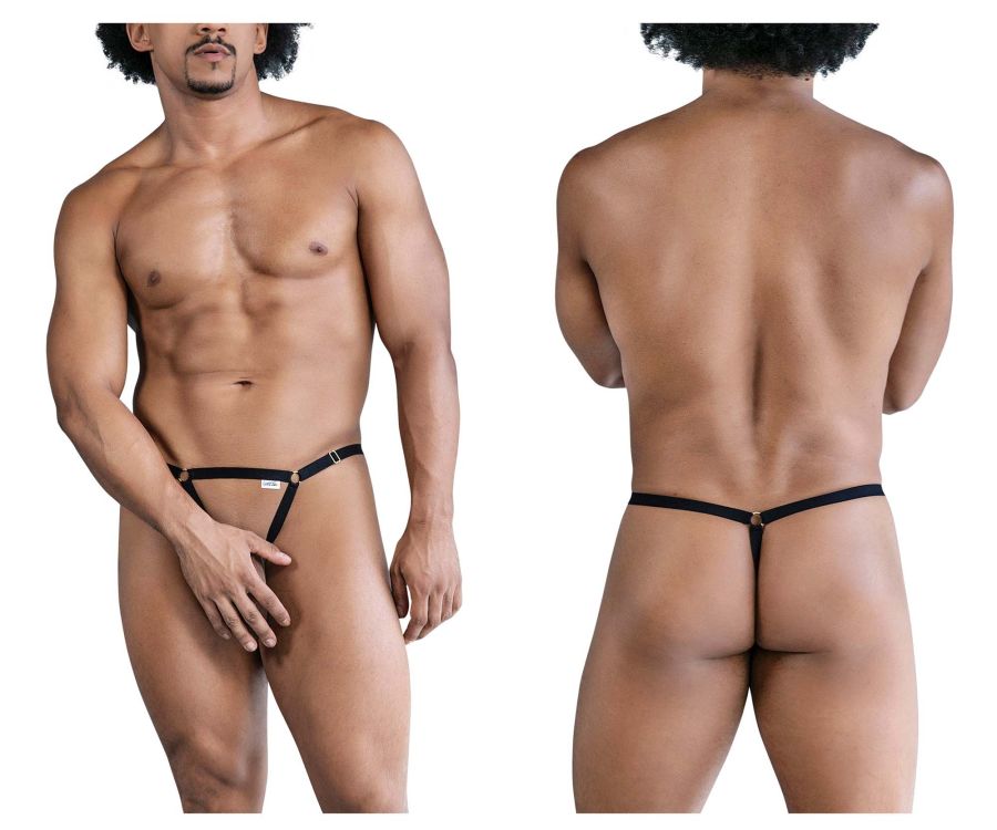 CandyMan Nudist Thongs in Black – men's thongs