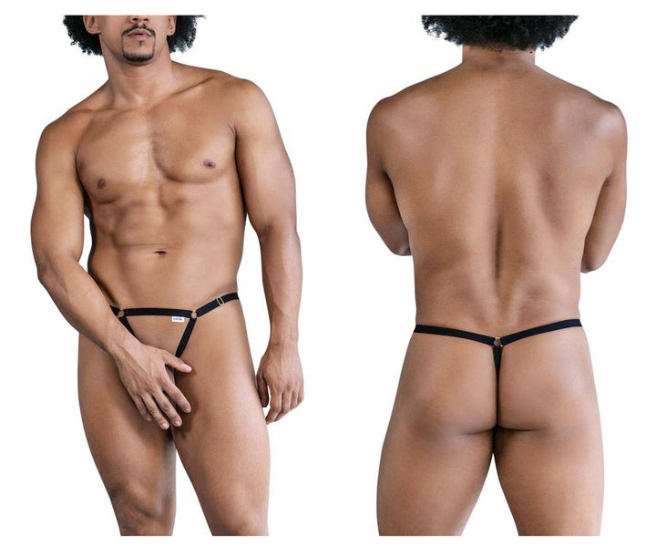 CandyMan Nudist Thongs in Black – men's thongs