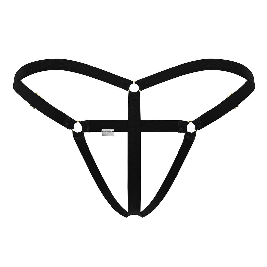 CandyMan Nudist Thongs in Black – men's thongs