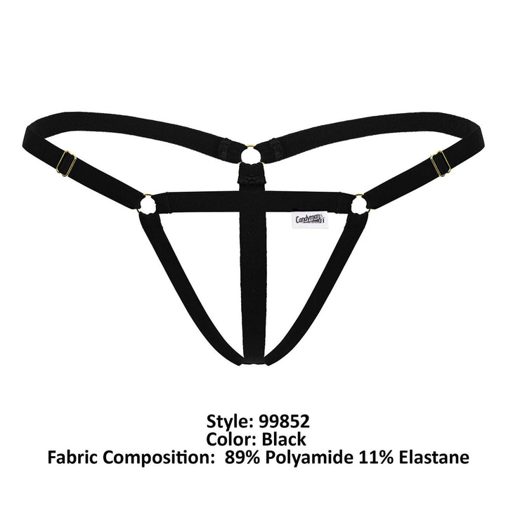 CandyMan Nudist Thongs in Black – men's thongs