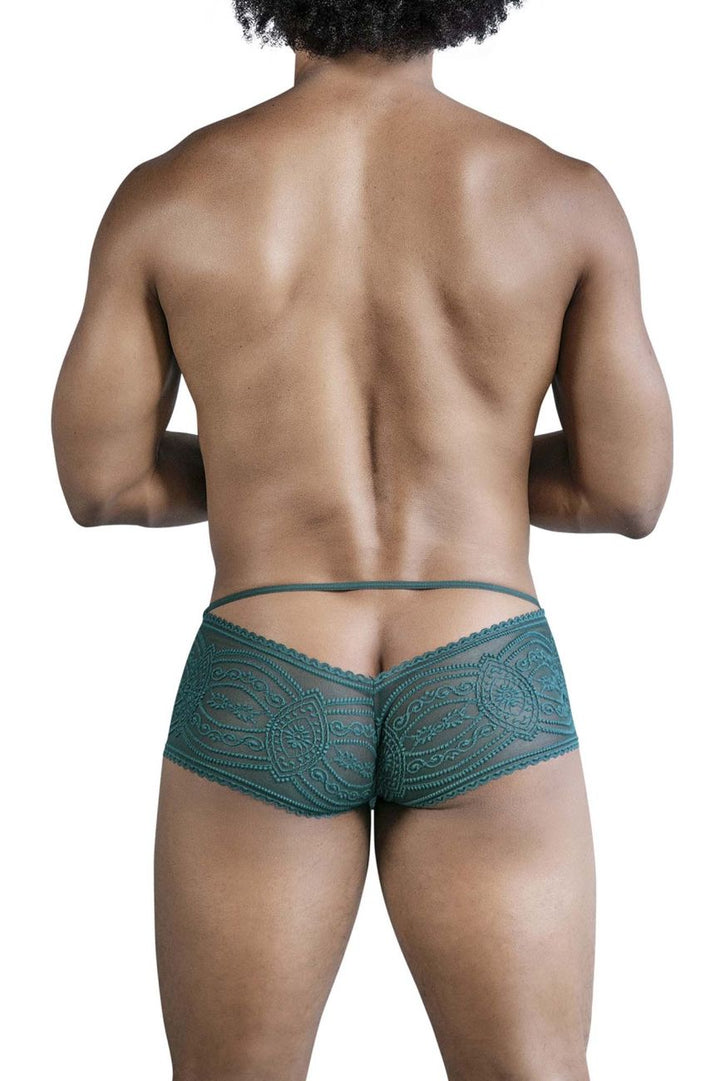 CandyMan Lace Trunks in Green – men's trunks