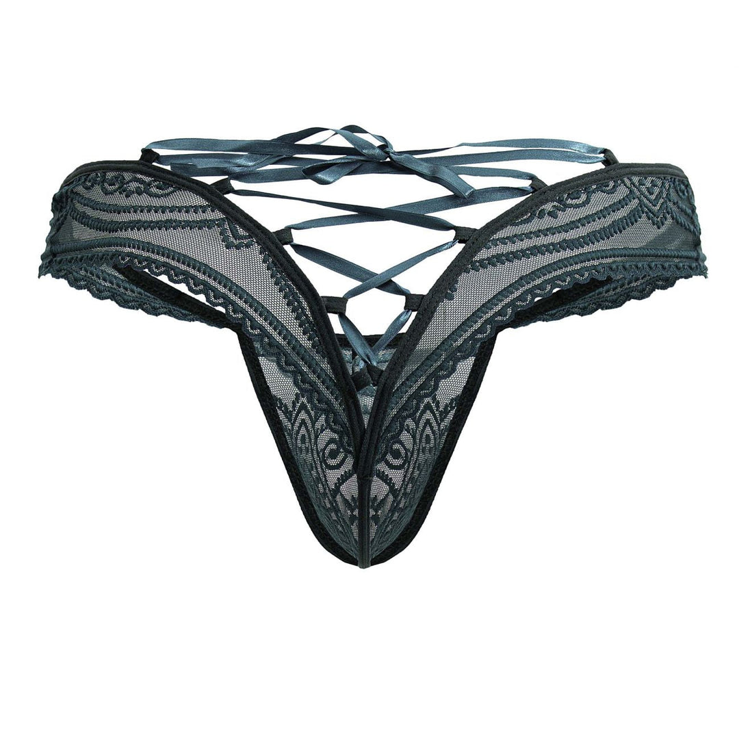 CandyMan Lace Thongs in Green – men's thongs