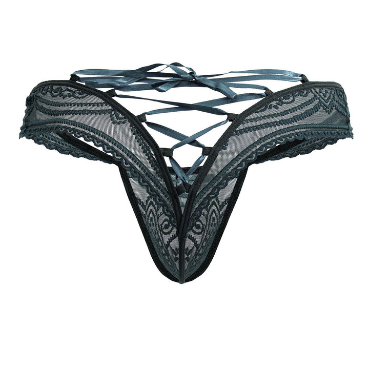 CandyMan Lace Thongs in Green – men's thongs