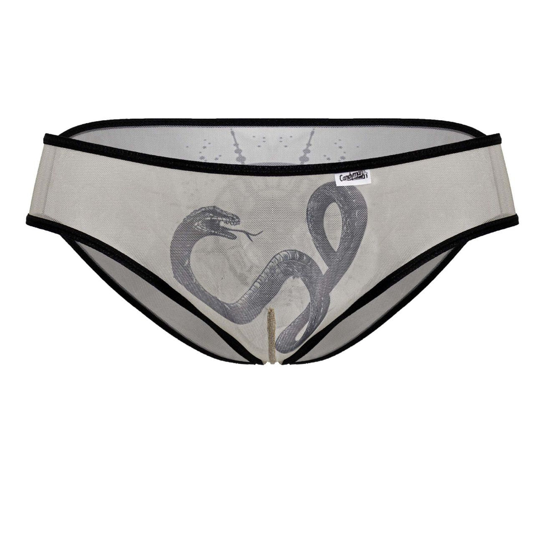 CandyMan Egyptian Men's Bikini Brief in Nude Black – men's briefs