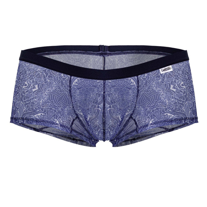 CandyMan Water prints Men's Trunk Underwear in Blue/White – men's trunks
