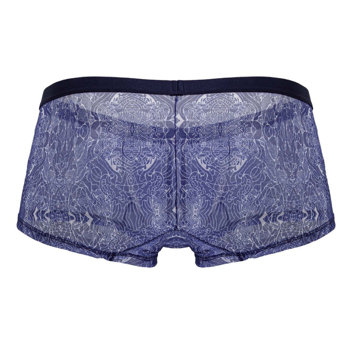 CandyMan Water prints Men's Trunk Underwear in Blue/White – men's trunks
