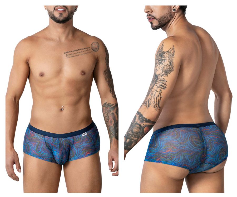 CandyMan Seawater Men's Trunk Underwear in Multicolor Print – men's trunks