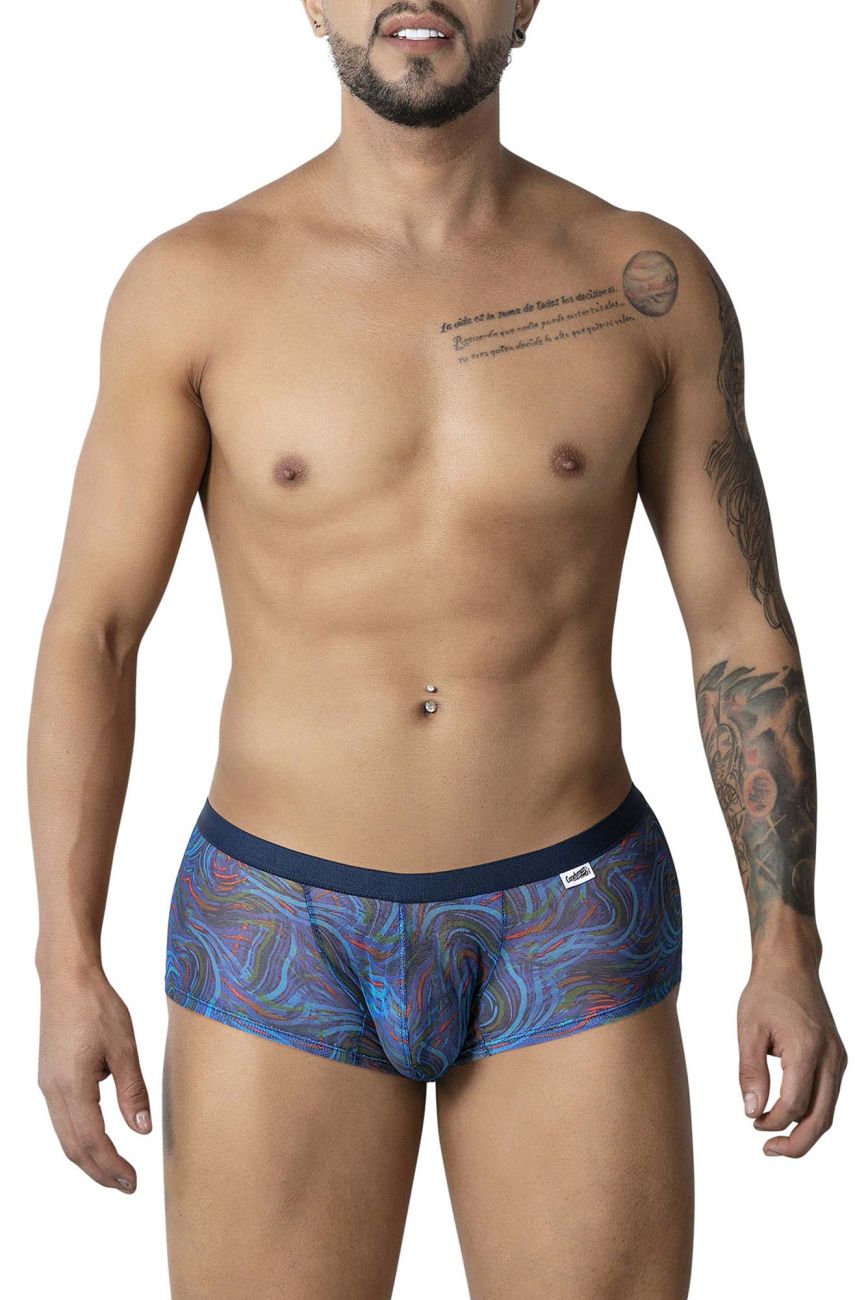 CandyMan Seawater Men's Trunk Underwear in Multicolor Print – men's trunks