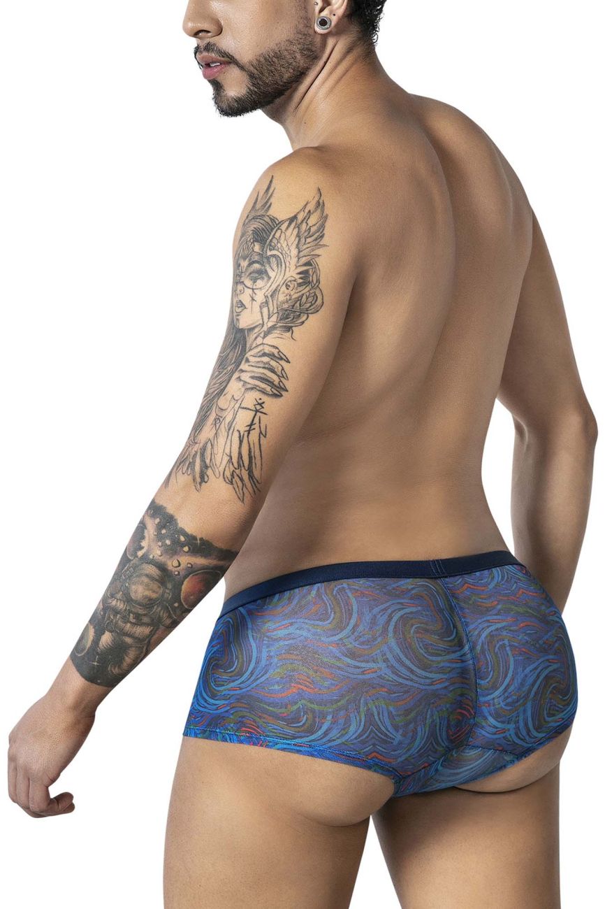 CandyMan Seawater Men's Trunk Underwear in Multicolor Print – men's trunks