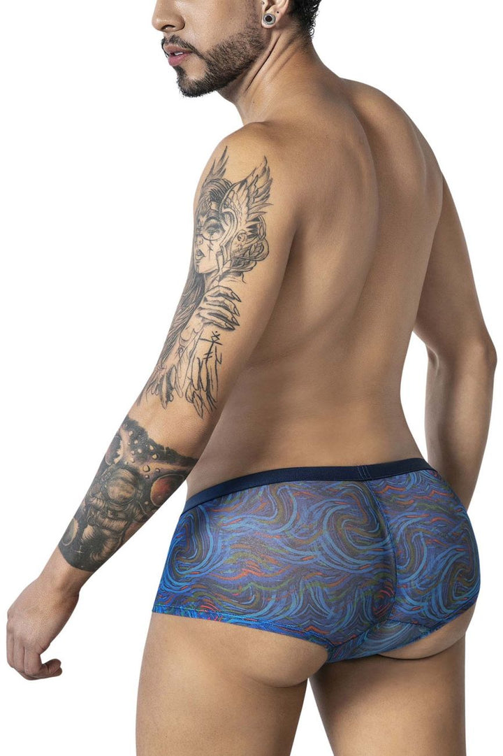 CandyMan Seawater Men's Trunk Underwear in Multicolor Print – men's trunks