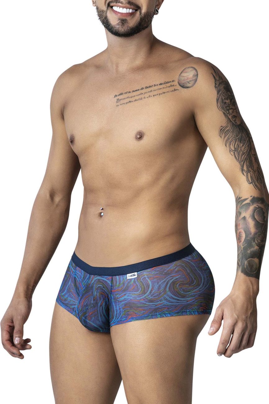CandyMan Seawater Men's Trunk Underwear in Multicolor Print – men's trunks