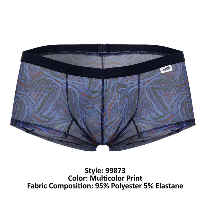 CandyMan Seawater Men's Trunk Underwear in Multicolor Print – men's trunks