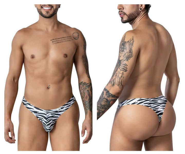 CandyMan Zebra Men's Thong in Zebra Print – men's thongs