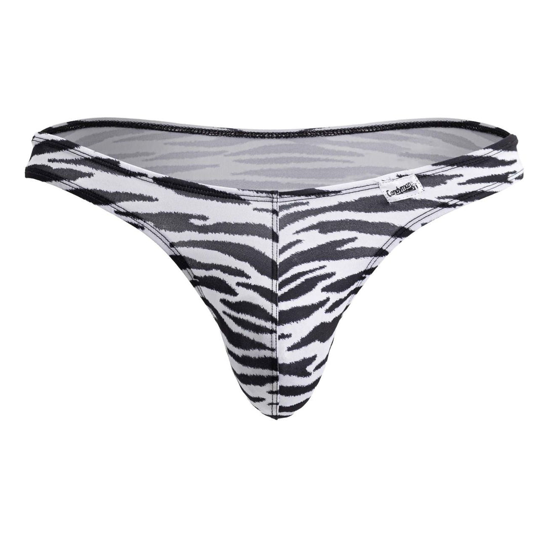 CandyMan Zebra Men's Thong in Zebra Print – men's thongs