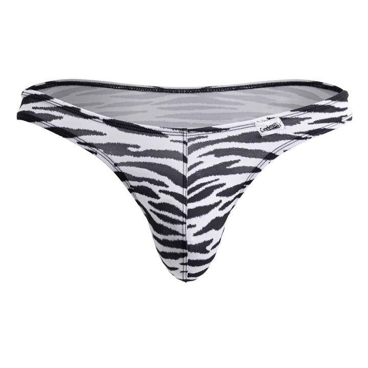CandyMan Zebra Men's Thong in Zebra Print – men's thongs
