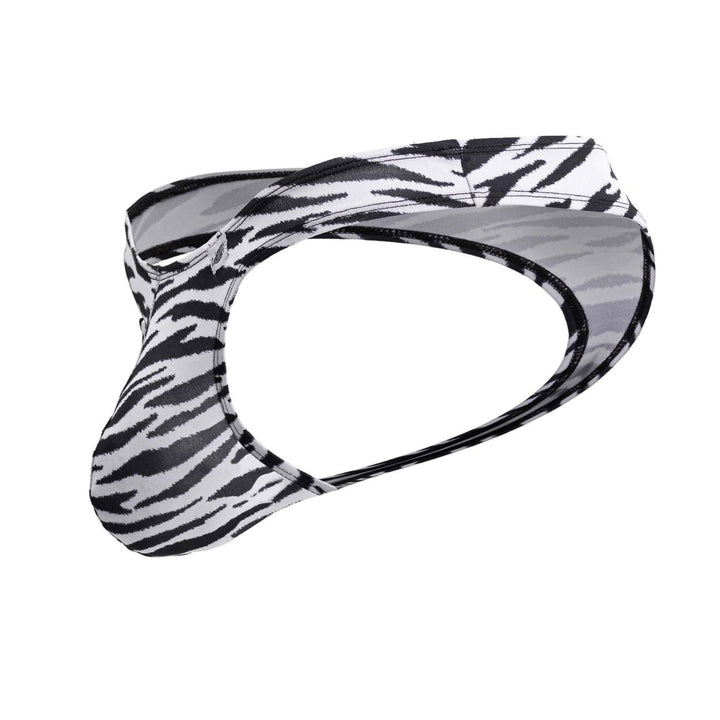 CandyMan Zebra Men's Thong in Zebra Print – men's thongs