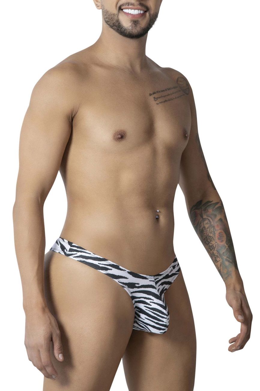 CandyMan Zebra Men's Thong in Zebra Print – men's thongs