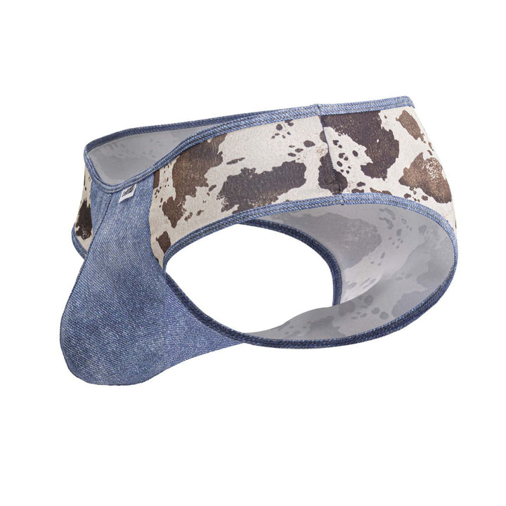 CandyMan Cowboy Men's Bikini Brief in Animal Print – men's briefs