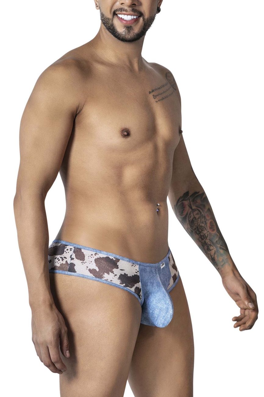 CandyMan Cowboy Men's Bikini Brief in Animal Print – men's briefs
