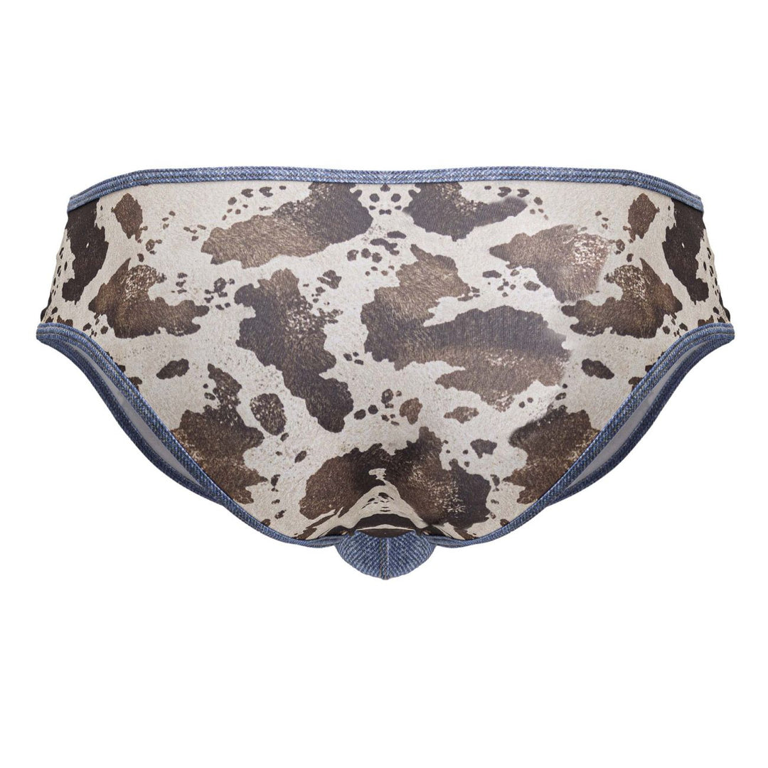CandyMan Cowboy Men's Bikini Brief in Animal Print – men's briefs