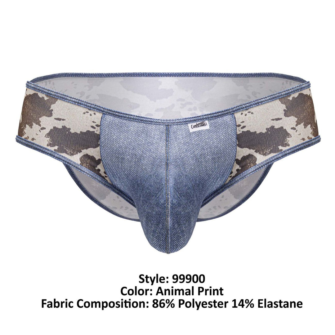 CandyMan Cowboy Men's Bikini Brief in Animal Print – men's briefs