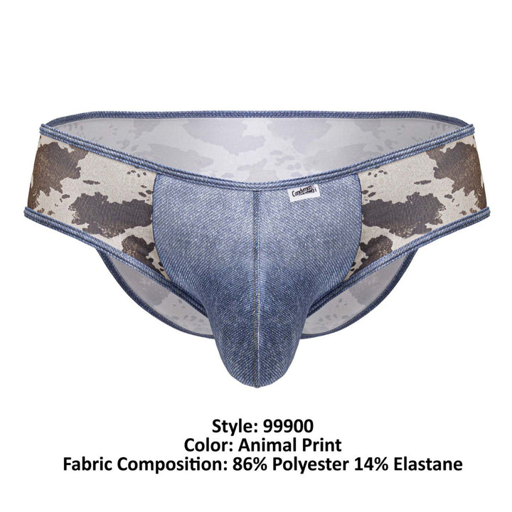 CandyMan Cowboy Men's Bikini Brief in Animal Print – men's briefs
