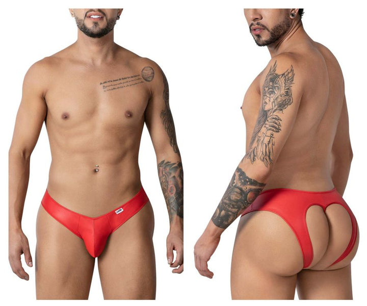 CandyMan Heart Briefs Men's Bikini Brief in Red – men's briefs