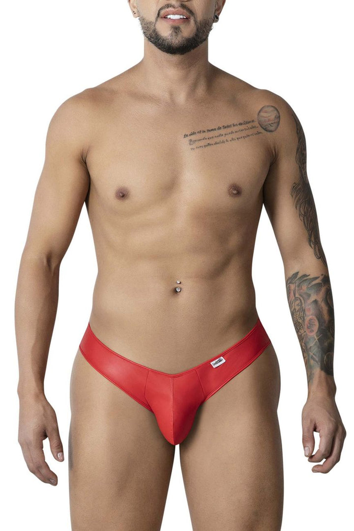 CandyMan Heart Briefs Men's Bikini Brief in Red – men's briefs