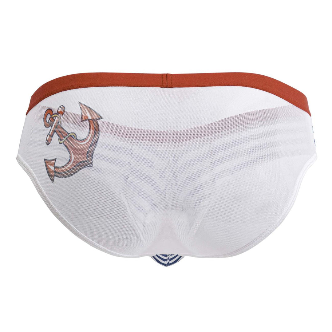 CandyMan Sailor Men's Bikini Brief in Blue/White – men's briefs