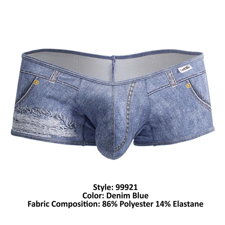 CandyMan Cowboy Men's Trunk Underwear in Denim Blue – men's trunks