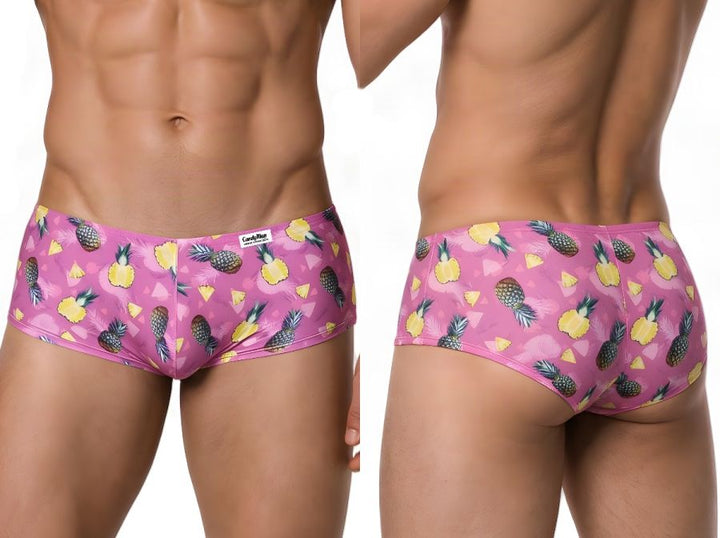 CandyMan  Men's Trunk Underwear in Printed Pink – men's trunks