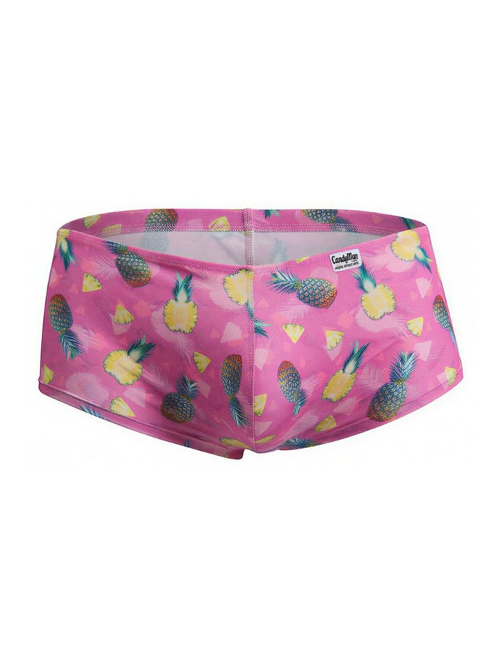 CandyMan  Men's Trunk Underwear in Printed Pink – men's trunks