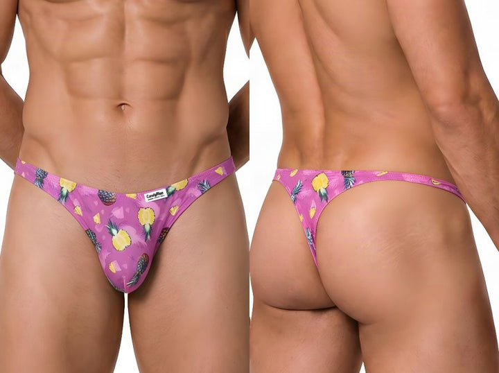 CandyMan  Men's Thong in Printed Pink – men's thongs